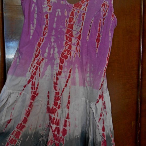 Vintage 80s Pure Cotton Gauze Hippie Dress - Picture 5 of 13